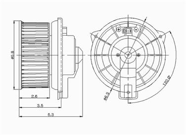 HVAC Blower Motor GP 2311627