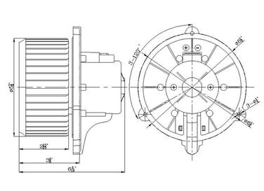 HVAC Blower Motor GP 2311631