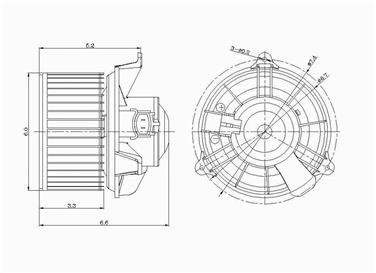 2004 Lincoln Navigator HVAC Blower Motor GP 2311632