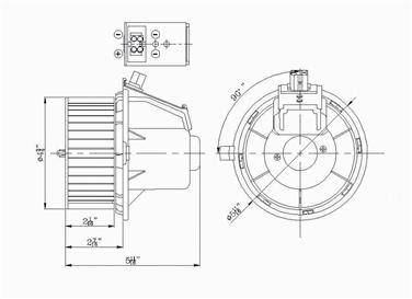 HVAC Blower Motor GP 2311633