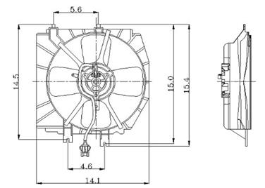 Engine Cooling Fan Assembly GP 2811243