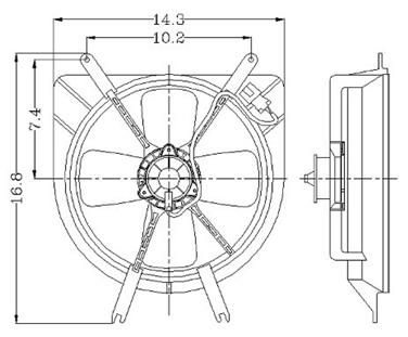 Engine Cooling Fan Assembly GP 2811248