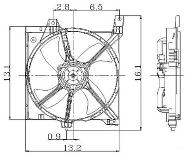 Engine Cooling Fan Assembly GP 2811254