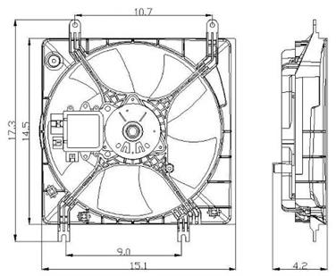 Engine Cooling Fan Assembly GP 2811259