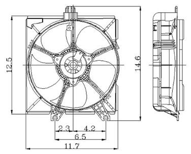 Engine Cooling Fan Assembly GP 2811265