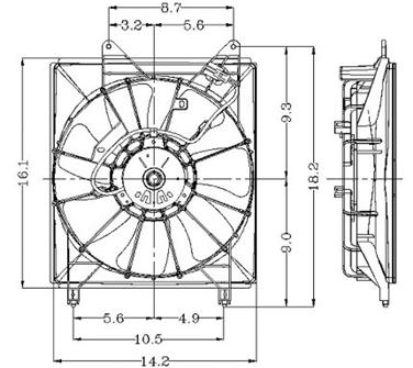Engine Cooling Fan Assembly GP 2811276