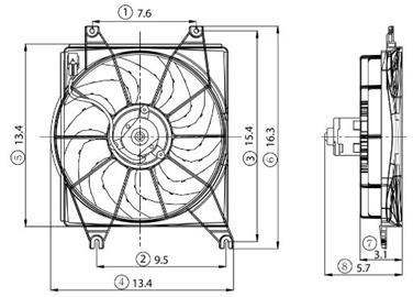 Engine Cooling Fan Assembly GP 2811293