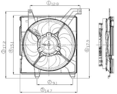 Engine Cooling Fan Assembly GP 2811295
