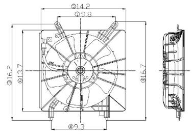 Engine Cooling Fan Assembly GP 2811297