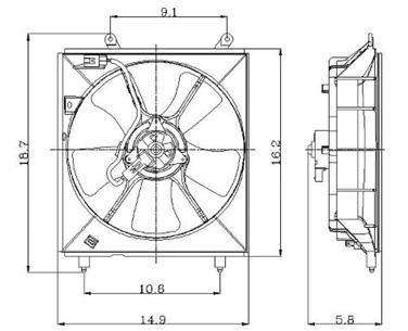 Engine Cooling Fan Assembly GP 2811311