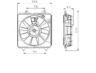 Engine Cooling Fan Assembly GP 2811323