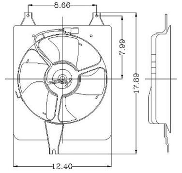 Engine Cooling Fan Assembly GP 2811353