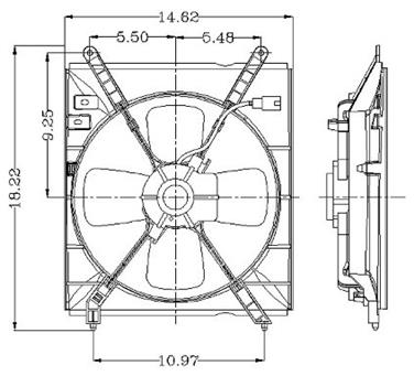 Engine Cooling Fan Assembly GP 2811357