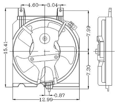 Engine Cooling Fan Assembly GP 2811360