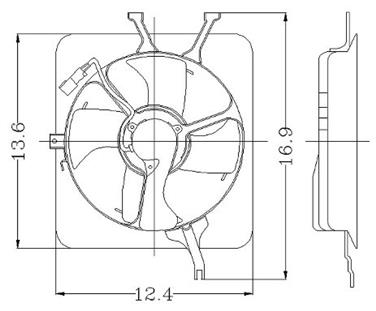 Engine Cooling Fan Assembly GP 2811364