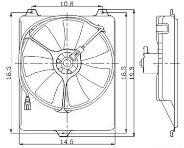 Engine Cooling Fan Assembly GP 2811366