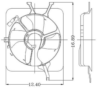 Engine Cooling Fan Assembly GP 2811370