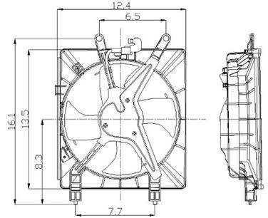 Engine Cooling Fan Assembly GP 2811379