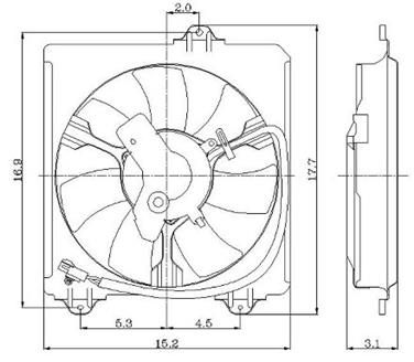 Engine Cooling Fan Assembly GP 2811384