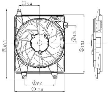 Engine Cooling Fan Assembly GP 2811386