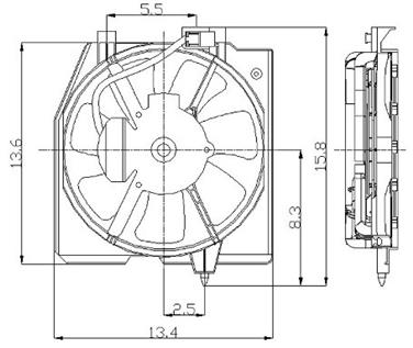 Engine Cooling Fan Assembly GP 2811388