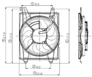 Engine Cooling Fan Assembly GP 2811396