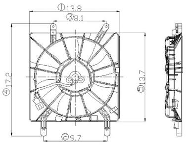Engine Cooling Fan Assembly GP 2811398