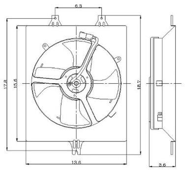Engine Cooling Fan Assembly GP 2811409
