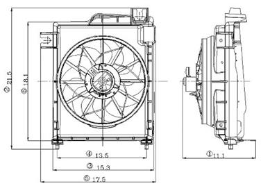 Engine Cooling Fan Assembly GP 2811411