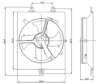 Engine Cooling Fan Assembly GP 2811418
