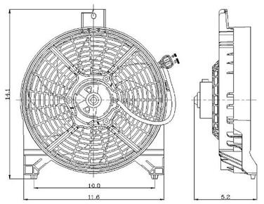 Engine Cooling Fan Assembly GP 2811426