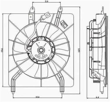 Engine Cooling Fan Assembly GP 2811432