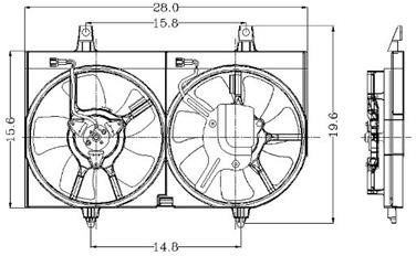 Engine Cooling Fan Assembly GP 2811462
