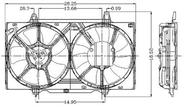 Engine Cooling Fan Assembly GP 2811464