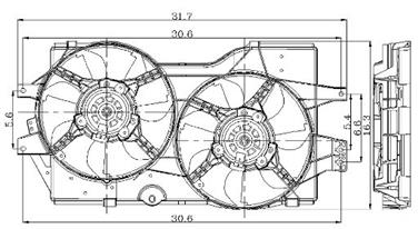 Engine Cooling Fan Assembly GP 2811474