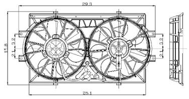Engine Cooling Fan Assembly GP 2811475