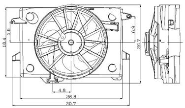 Engine Cooling Fan Assembly GP 2811484