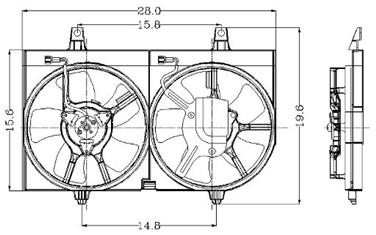 Engine Cooling Fan Assembly GP 2811494