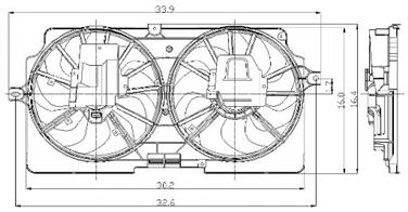 2000 Chevrolet Venture Engine Cooling Fan Assembly GP 2811499