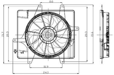 Engine Cooling Fan Assembly GP 2811502