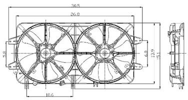 Engine Cooling Fan Assembly GP 2811503