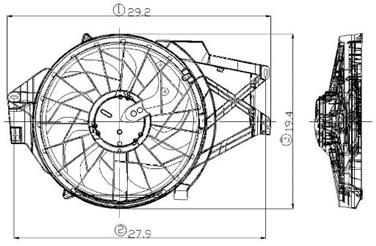 Engine Cooling Fan Assembly GP 2811507