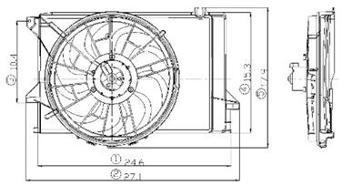 Engine Cooling Fan Assembly GP 2811517