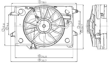 Engine Cooling Fan Assembly GP 2811525