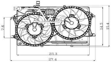 Engine Cooling Fan Assembly GP 2811530