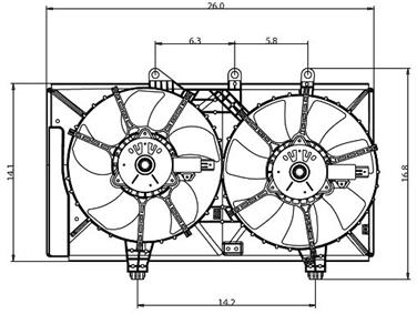 Engine Cooling Fan Assembly GP 2811532
