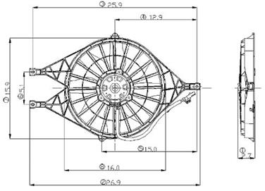 Engine Cooling Fan Assembly GP 2811546