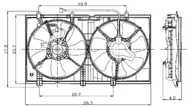 Engine Cooling Fan Assembly GP 2811551