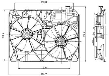 Engine Cooling Fan Assembly GP 2811555