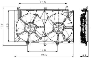 Engine Cooling Fan Assembly GP 2811556